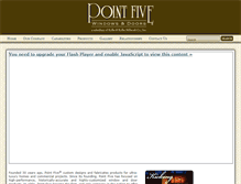 Tablet Screenshot of pointfivewindows.com